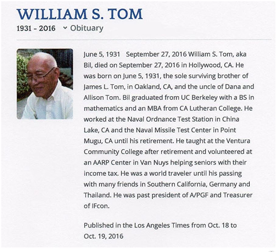 Portrait of Bill Tom